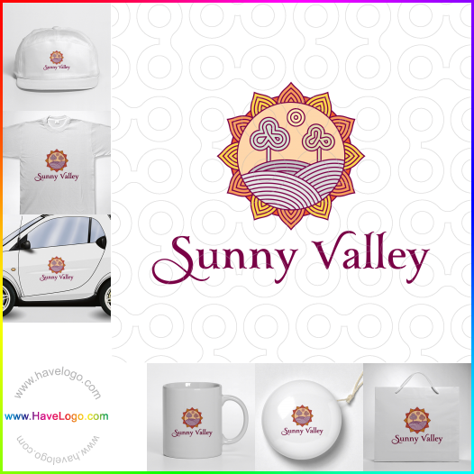 Compra un diseño de logo de Sunny Valley 60829