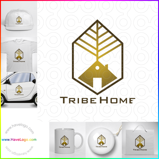 Compra un diseño de logo de Tribe Home 62598