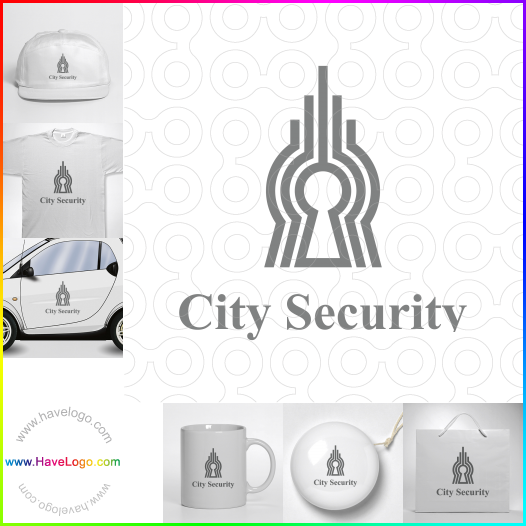 Acquista il logo dello sicurezza della città 65483