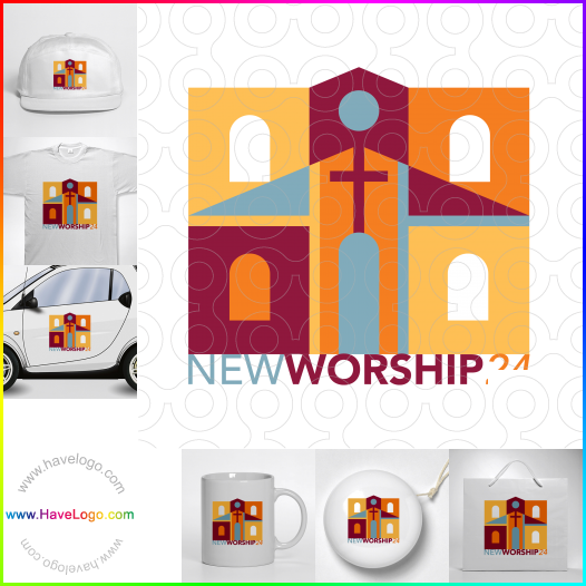 Acquista il logo dello culto della chiesa di comunità 23414