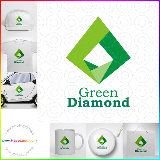 Acquista il logo dello azienda diamante 44371