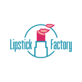 Logo usine de rouge à lèvres