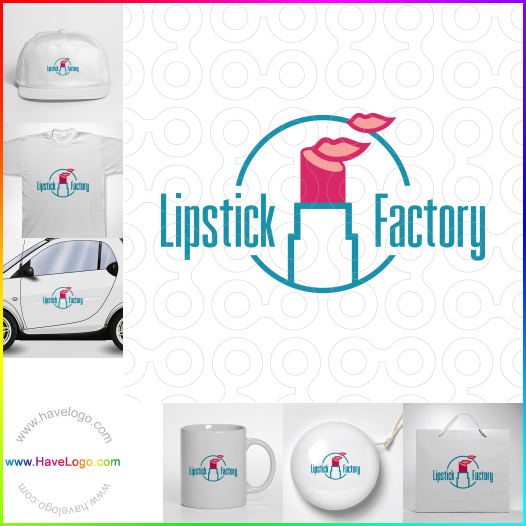 Koop een lippenstiftfabriek logo - ID:60971