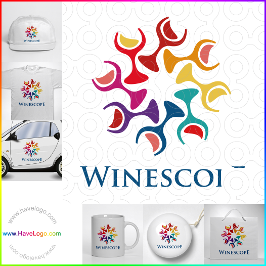 Koop een wijnetiket logo - ID:21361