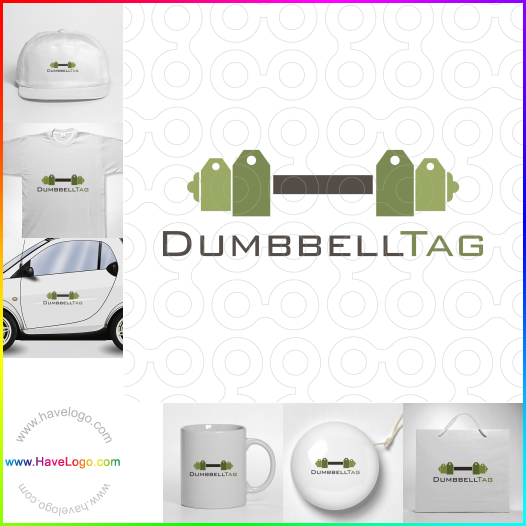Acquista il logo dello Tag Dumbbell 65278