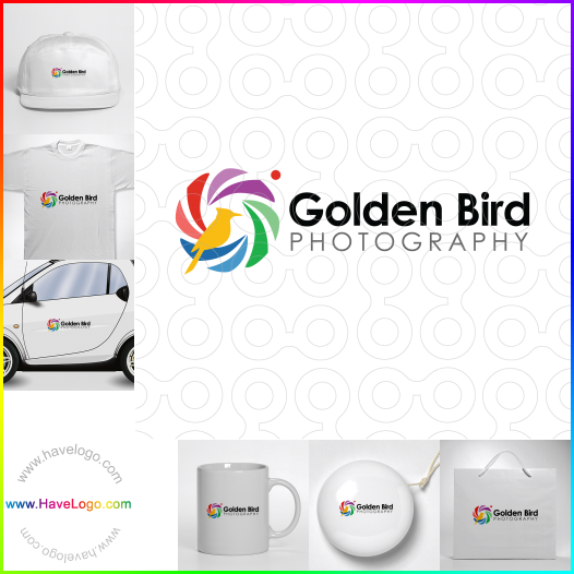 Compra un diseño de logo de Golden Bird 60743