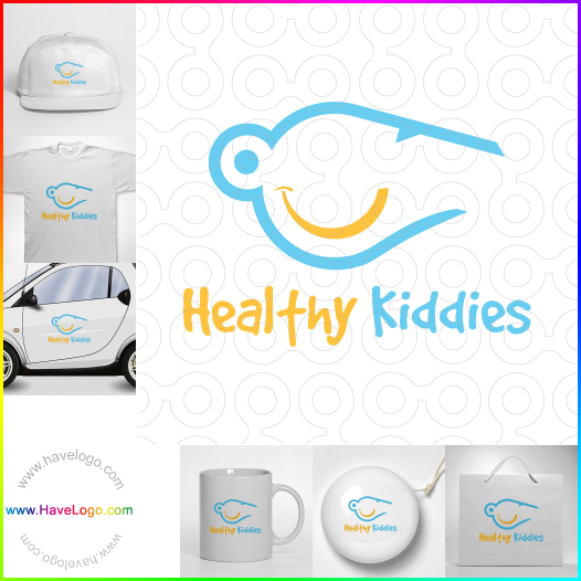 Compra un diseño de logo de Niños saludables 65801