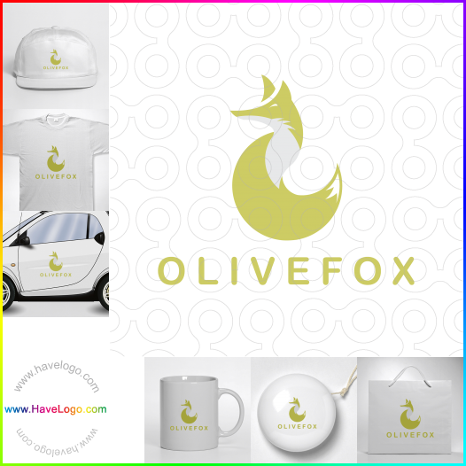 Compra un diseño de logo de Olive Fox 62394