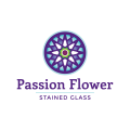 logo de Vidrieras de la flor de la pasión