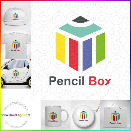 Compra un diseño de logo de Caja de lápices 60433