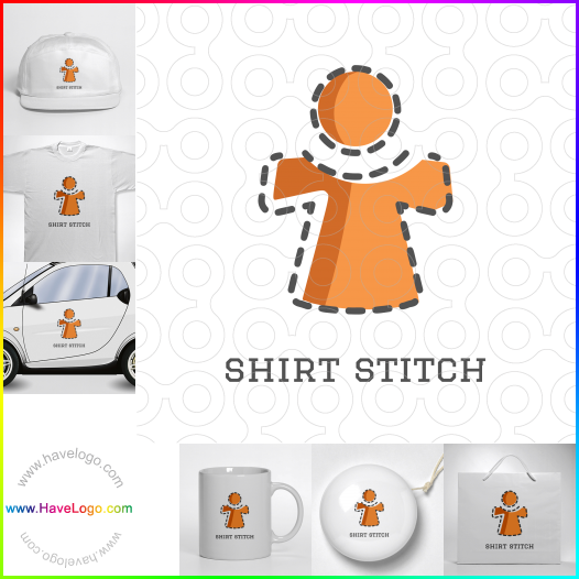 Compra un diseño de logo de Shirt Stitch 61212