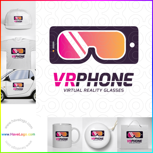 Compra un diseño de logo de Teléfono de realidad virtual 60019