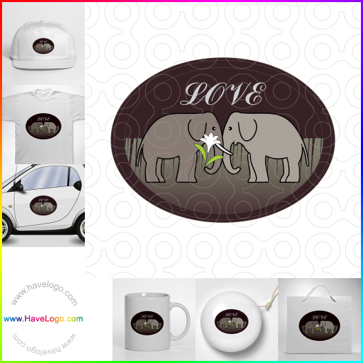 Koop een olifant logo - ID:29497