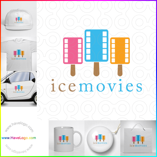 Compra un diseño de logo de películas sobre hielo 65625