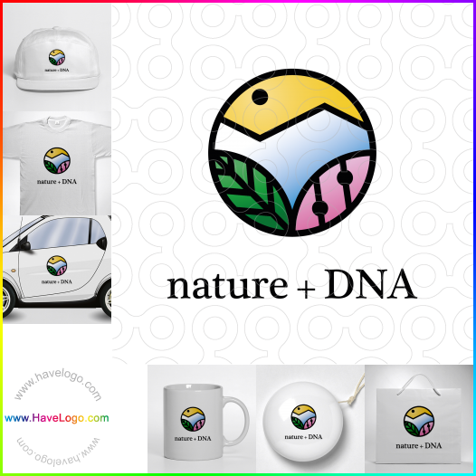 Acheter un logo de nature + ADN - 66021