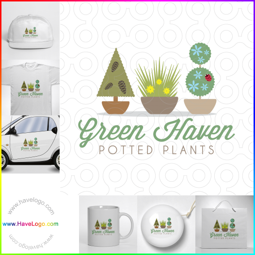 Acheter un logo de vendeur de plantes - 42994