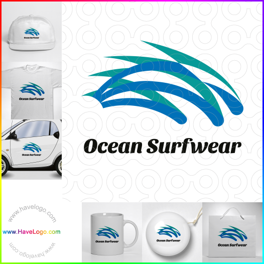 Compra un diseño de logo de ropa de surf 47193