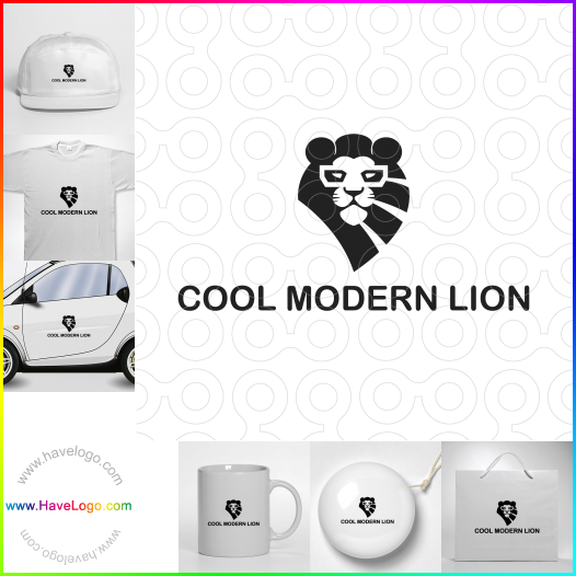 Compra un diseño de logo de Cool Modern Lion 66267