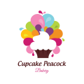 logo de Cupcake Peacock