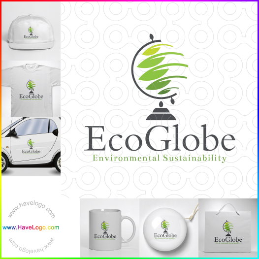 Compra un diseño de logo de Eco Globe 62628