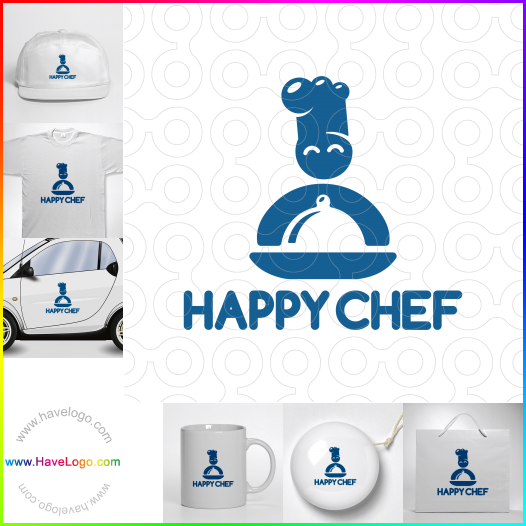 Compra un diseño de logo de Happy Chef 65197