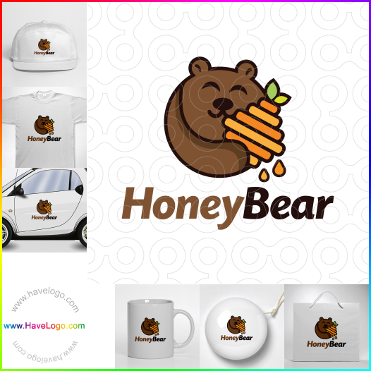 Compra un diseño de logo de Honey Bear 61397