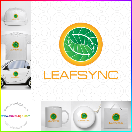 Compra un diseño de logo de Leaf Sync 60135