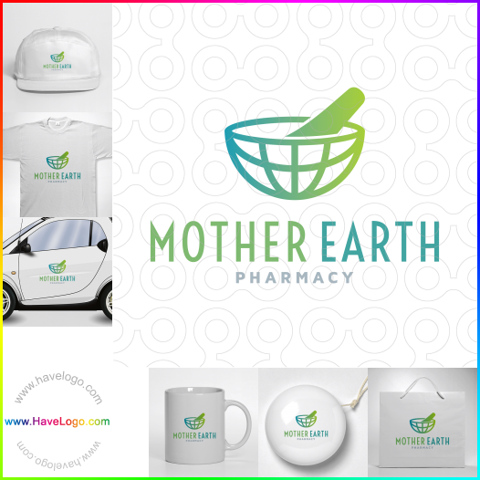 Compra un diseño de logo de Madre Tierra Farmacia 60659