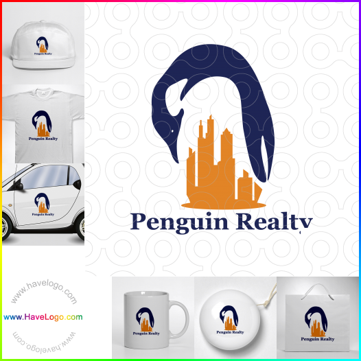 Compra un diseño de logo de Penguin Realty 62854