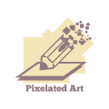 Logo Pixelated Art