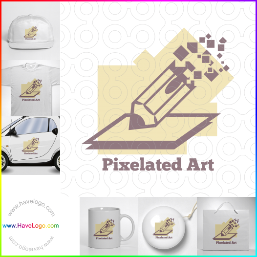 Acheter un logo de Pixelated Art - 67149