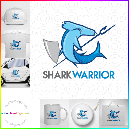 Acheter un logo de Requin Warrior - 61627