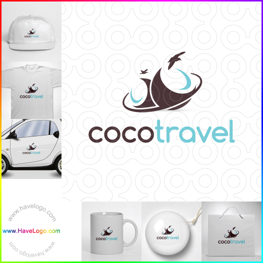 Acheter un logo de noix de coco - 34877