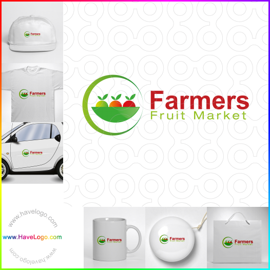 Koop een boerenmarkt logo - ID:36169