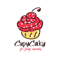 zelfgemaakte cupcakes logo