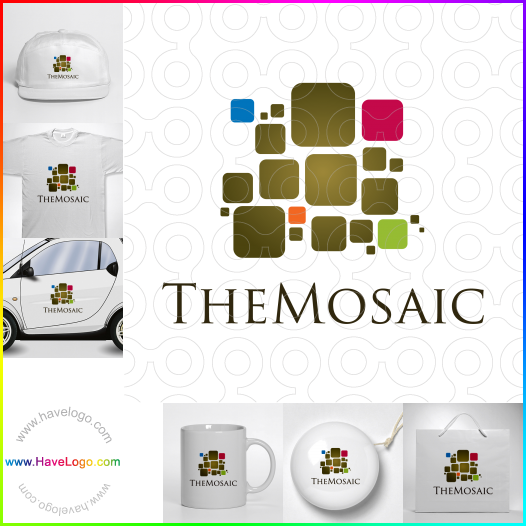 Compra un diseño de logo de mosaico 52771