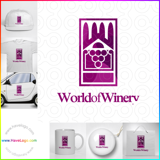 Compra un diseño de logo de vino 37119