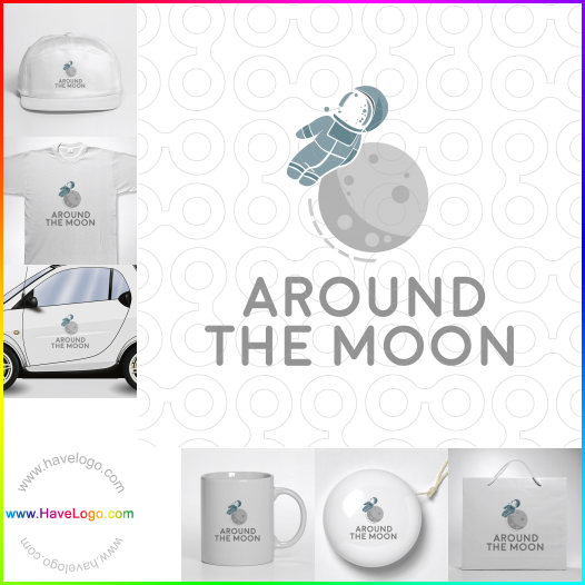 Koop een Around the Moon logo - ID:67148