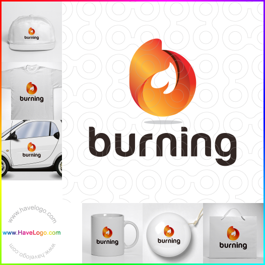 Compra un diseño de logo de Burning 67421