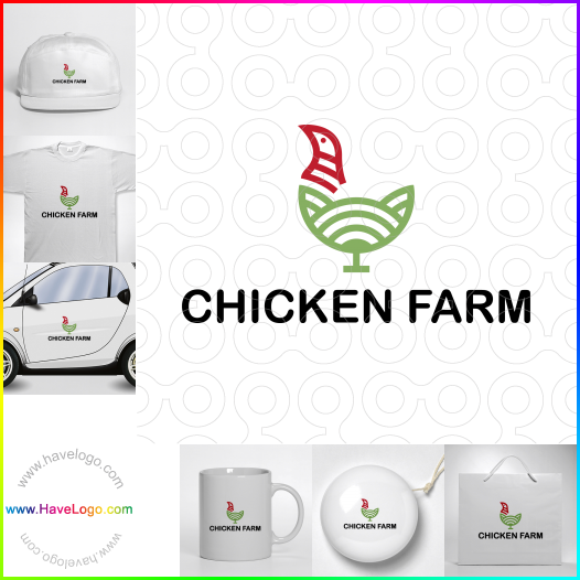 Acquista il logo dello Allevamento di polli 64472