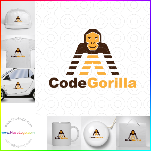 Compra un diseño de logo de Code Gorilla 62193