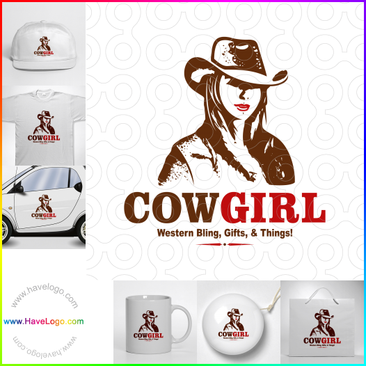 Acheter un logo de Cow Girl - 63585