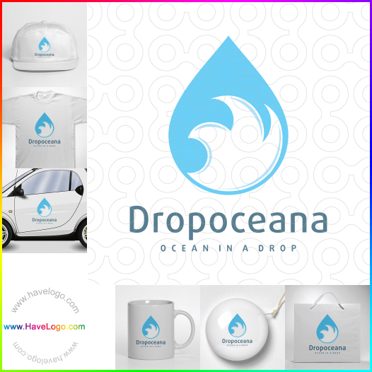 Compra un diseño de logo de DropOceana 60392