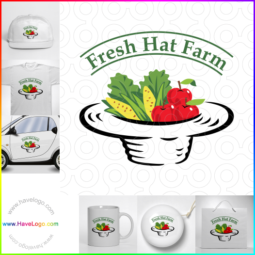 Acquista il logo dello Fresh Hat Farm 63005