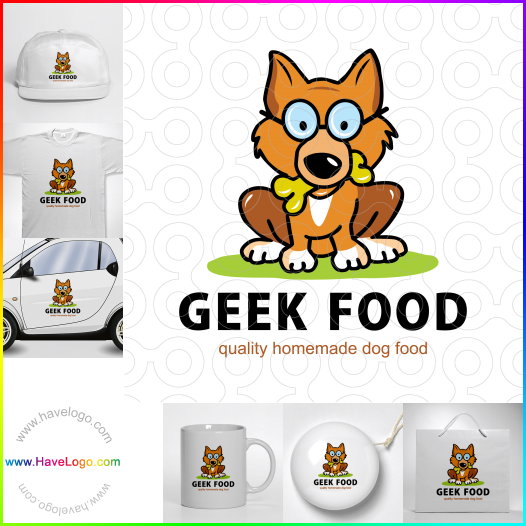 Compra un diseño de logo de Geek Food 64422