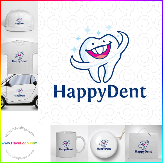 Compra un diseño de logo de Happy Dent 65211