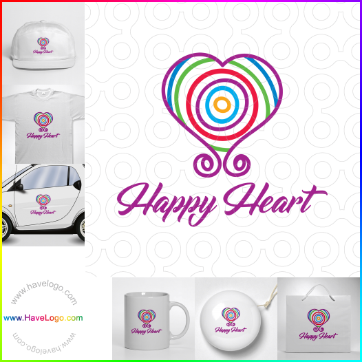 Acheter un logo de Happy Heart - 65209