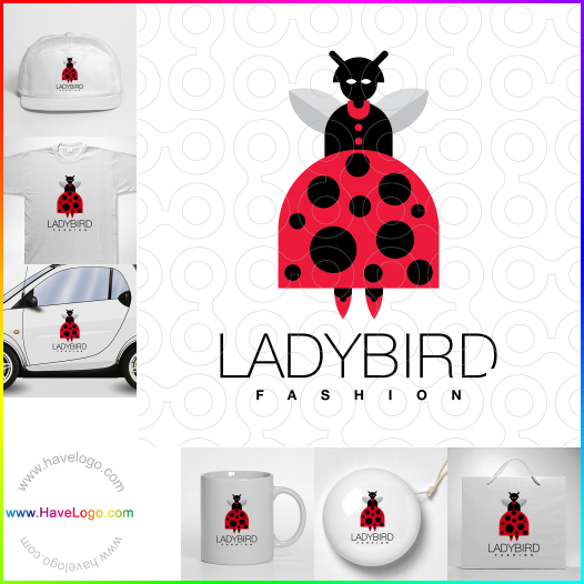 Compra un diseño de logo de Lady Bird 63431