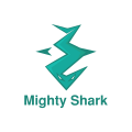Machtige haai Logo