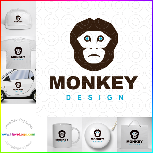 Compra un diseño de logo de Monkey Design 60068